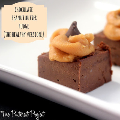 Quick, Easy (& healthy?) Chocolate Peanut Butter Fudge